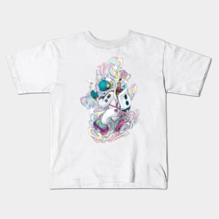 Astronaut Backpacker Kids T-Shirt